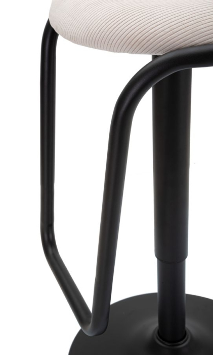 Scaun de bar Destiny alb, ø 41x61-83 cm [6]