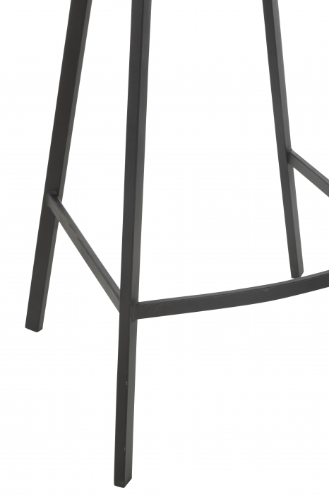 Scaun de bar, Kent metal/poliester, alb [4]