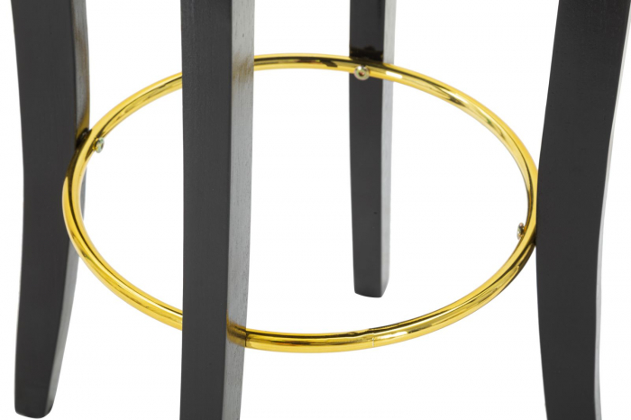 Scaun de bar LUXY black cm 46x48x96 (inaltimea sezutului 75cm) [6]