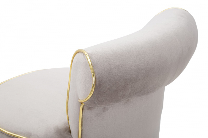 Scaun de bar LUXY gri cm 46x48x96 (inaltimea sezutului 75cm) [6]