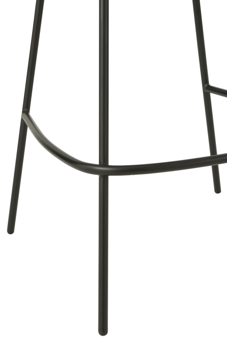 Scaun de bar metal, gri/negru [5]