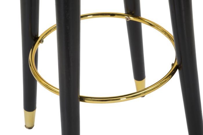 Scaun de bar Paris, gri/auriu, ø 35x74 cm [5]