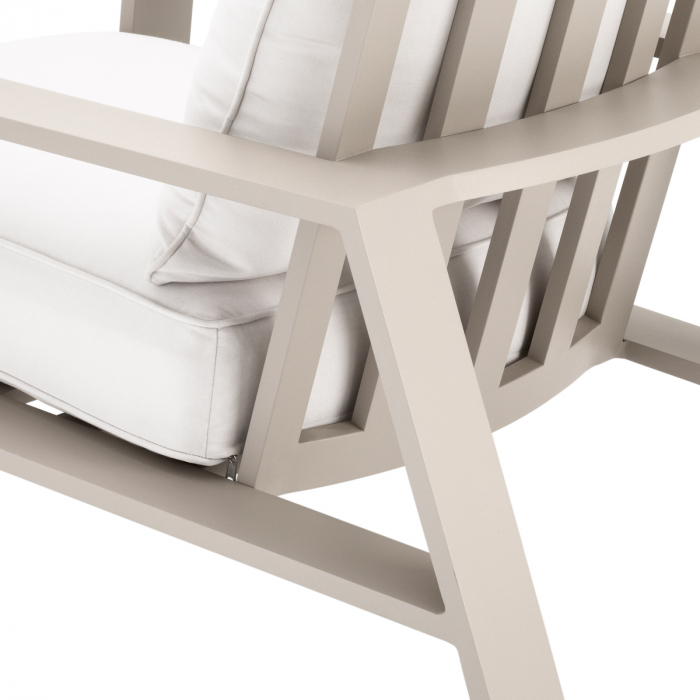 Scaun de exterior Belle Vue, textil sumbrela, Dims: W. 76 | D. 105.5 | H. 78 | SD. 53 | SH. 45 | AH. 53.5 (CM) [8]