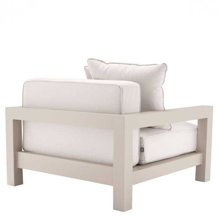 Scaun de exterior Cap-Antibes, textil sumbrela, Dims: W. 101 | D. 100 | H. 72 | SD. 74 | SH. 42 | AH. 54 (CM) [3]