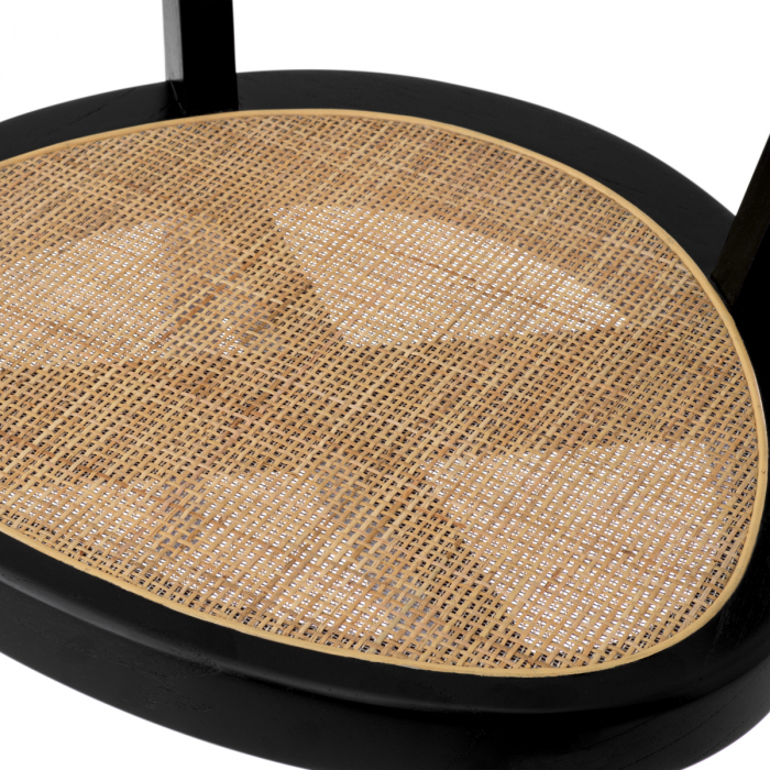 Scaun dining, Alvear finisaj negru clasic, Dims: W. 54 | D. 47 | H. 76 | SD. 42 | SH. 46 (CM) [7]