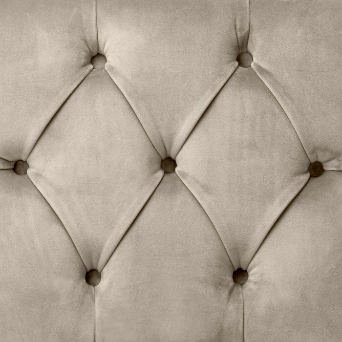 Scaun dining Atena Savona catifea greige, Dims: W. 51 | D. 64 | H. 90 | SD. 45 | SH. 52 (CM) [5]