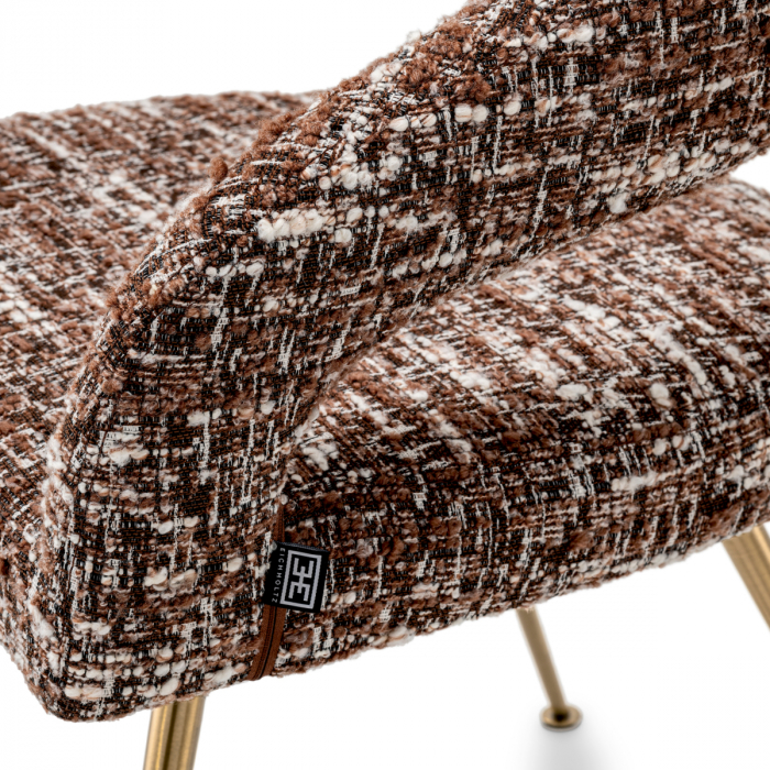 Scaun dining, Bravo bouclé sonata red [6]