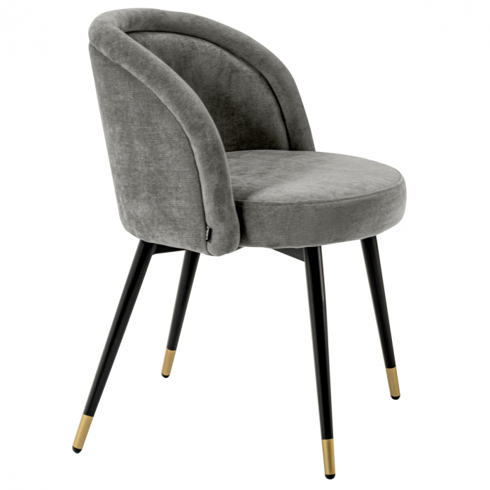 Scaun dining, Chloé clarck gri set de 2, Dims: W. 57.5 | D. 58 | H. 77 | SD. 47 | SH. 49.5 (CM) [6]