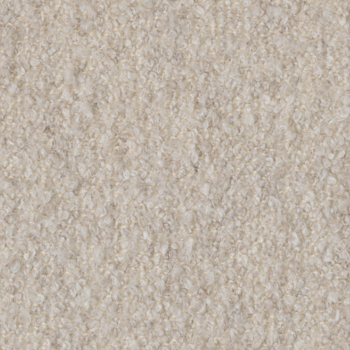 Scaun dining, Giuseppe bouclé alb creta, Dims: L. 53 | W. 57 | D. 59 | H. 74 | SD. 49.5 | SW. 36 | SH. 47 | AH. 66 (CM) [8]