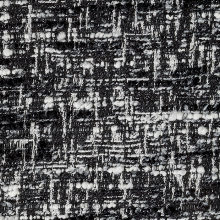 Scaun dining, Julio bouclé sonata negru set de 2, Dims: W. 57 | D. 55 | H. 77.5 | SD. 47 | SW. 48 | SH. 48 | AH. 70.5 (CM) [8]