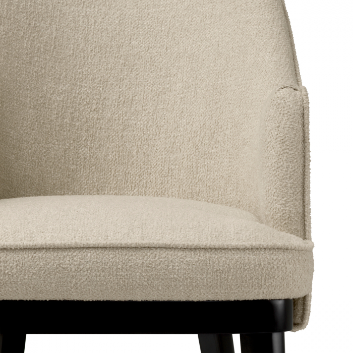 Scaun dining, Lavinia renato ecru, Dimensiuni: W. 55 | D. 64 | H. 84 | SD. 47.5 | SW. 41.5 | SH. 50 | AH. 64.5   [6]