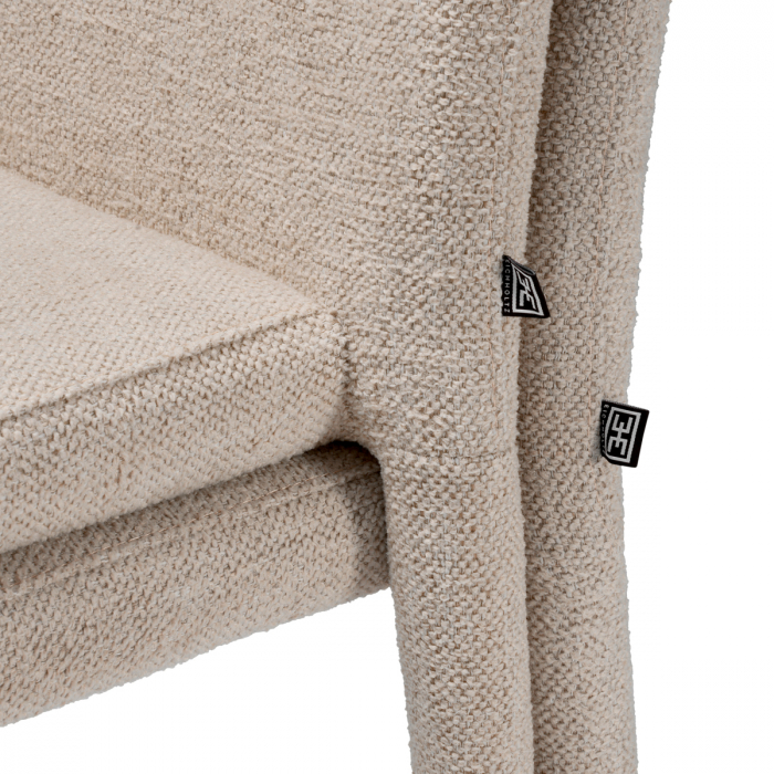 Scaun dining, Leiza, renato alb murdar set de 2 [7]