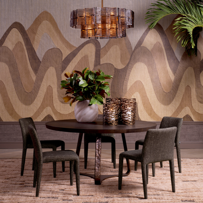 Scaun dining, Leiza renato maro set de 2, Dimensiuni: W. 50 | D. 58 | H. 80 | SD. 49 | SW. 50 | SH. 47.5   [2]