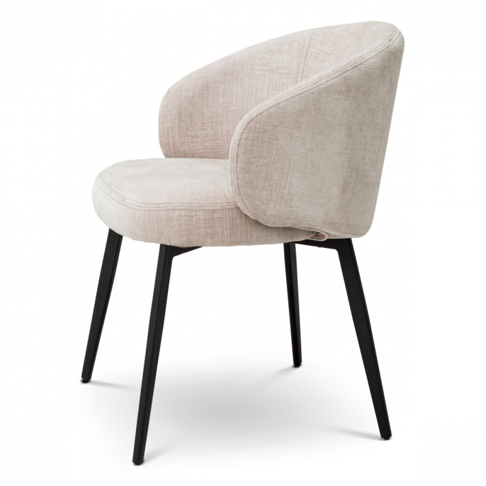 Scaun dining, Lloyd cu cotiera, bej set de 2 [4]