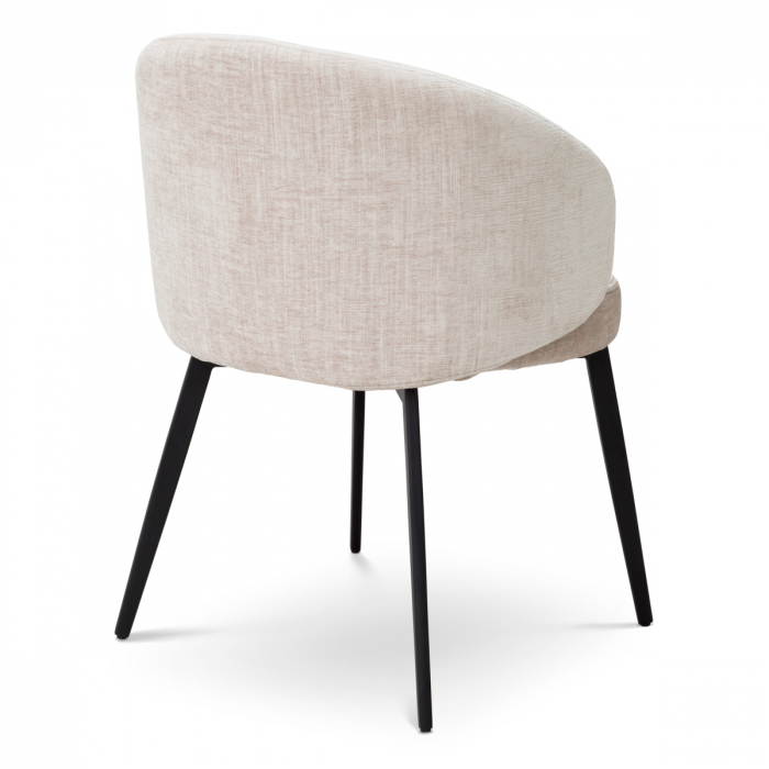 Scaun dining, Lloyd cu cotiera, bej set de 2 [5]