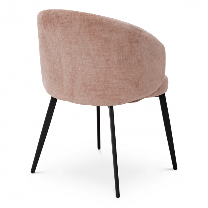Scaun dining, Lloyd cu cotiera sisley roz, set de 2 [5]