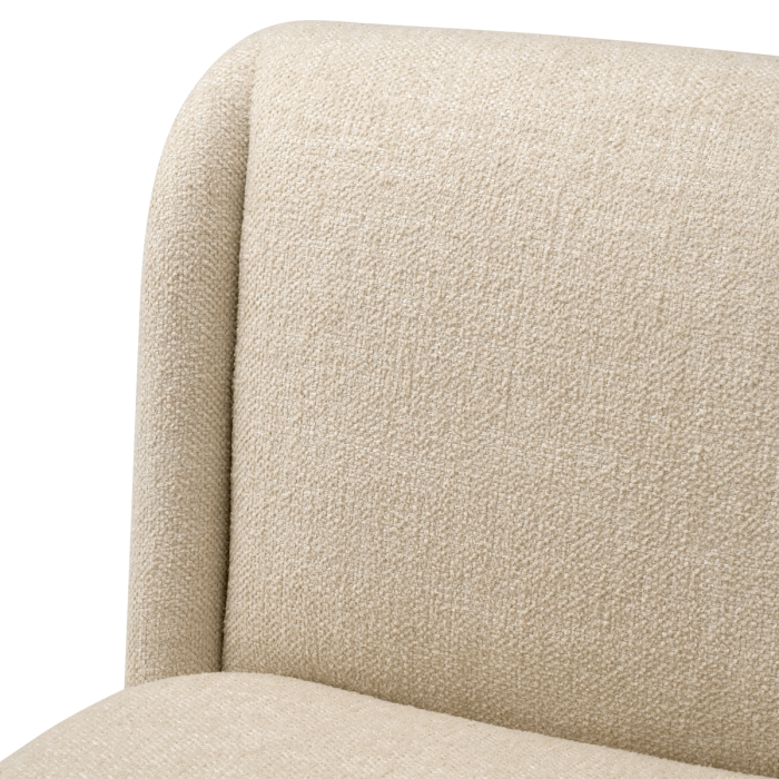 Scaun dining Selene Renato ecru |W. 65 | D. 74 | H. 84.5 | SD. 51 | SH. 48 cm  [5]