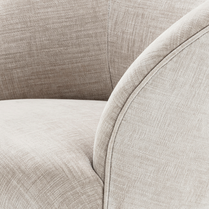 Scaun dining, Vichy sisley bej, Dims: W. 63 | D. 63 | H. 75 | SD. 48 | SH. 51.5 | AH. 60  (CM) [7]