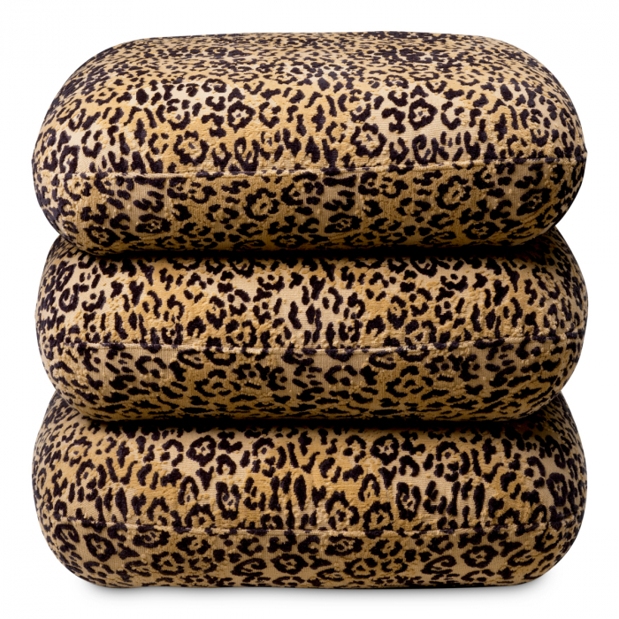 Scaun Greenwich bernard leopard camel, Dims: W. 58 | D. 58 | H. 55  (CM) [4]