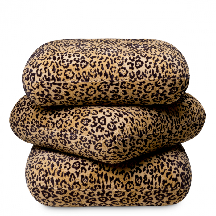 Scaun Greenwich bernard leopard camel, Dims: W. 58 | D. 58 | H. 55  (CM) [5]