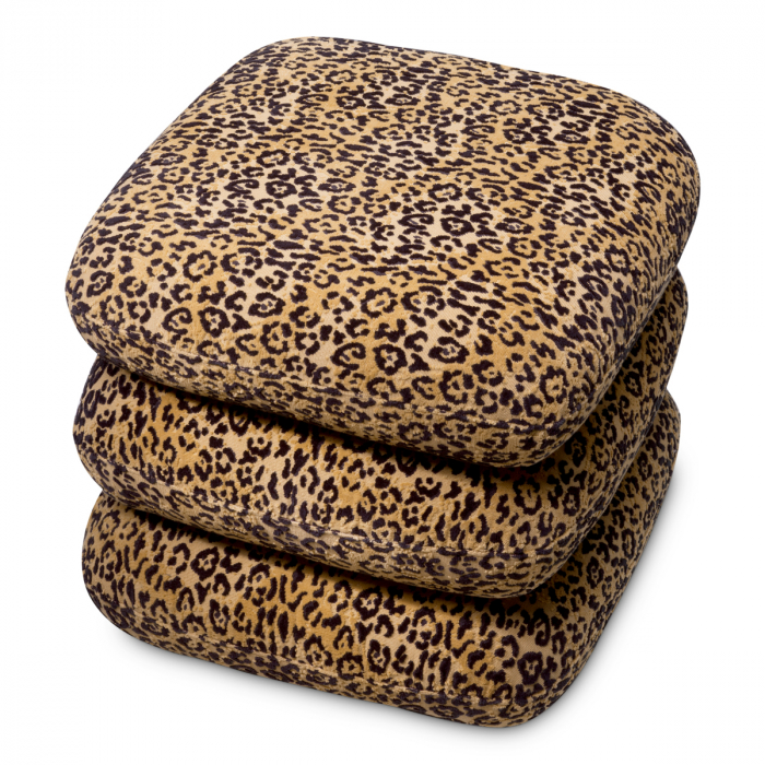 Scaun Greenwich bernard leopard camel, Dims: W. 58 | D. 58 | H. 55  (CM) [6]