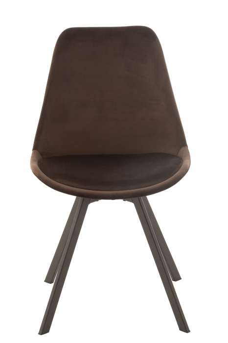 Scaun Helene, Textil/Metal, Maro, 55x49x84 cm [5]