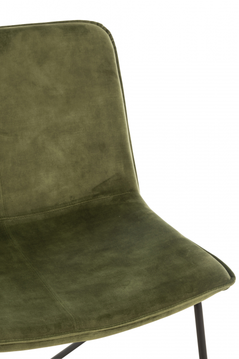 Scaun Isabel, Textil/Metal, Verde, 70.7x66.9x76.7 cm [3]