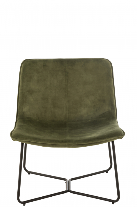 Scaun Isabel, Textil/Metal, Verde, 70.7x66.9x76.7 cm [5]