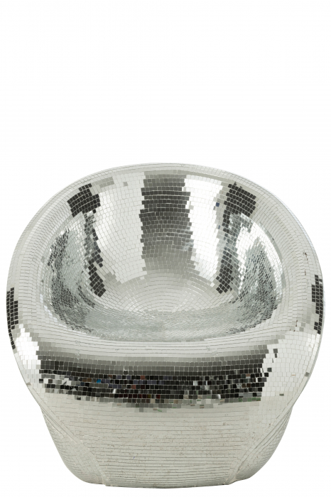 Scaun Mirror, Rasina, Argintiu [2]