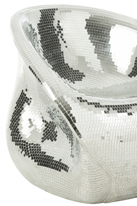 Scaun Mirror, Rasina, Argintiu [5]