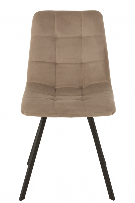 Scaun Morgan, Metal/Textil, Bej, 45x54x86 cm [2]