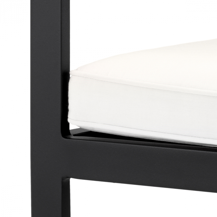 Scaun pentru exterior, Cap-Ferrat textil sunbrella neagru [6]