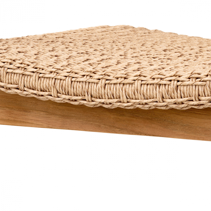 Scaun pentru exterior, Donato teak natur, Dims: W. 60 | D. 53 | H. 77 | SD. 48 | SH. 45 | AH. 69 (CM) [8]