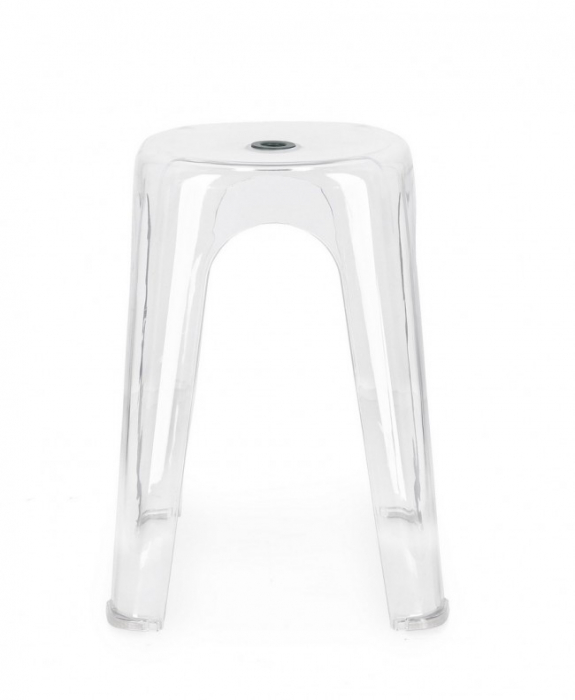 Scaun Sonny, Alb, Transparent [2]