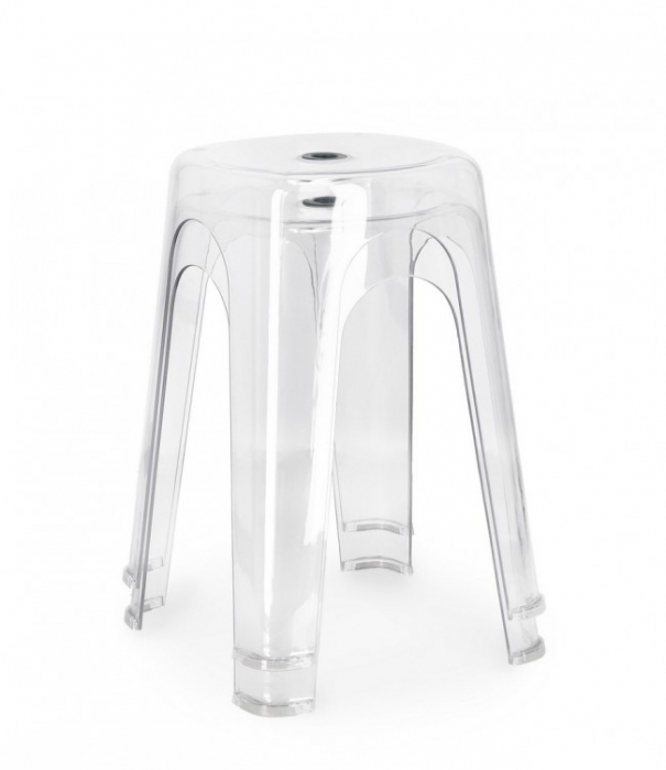 Scaun Sonny, Alb, Transparent [4]