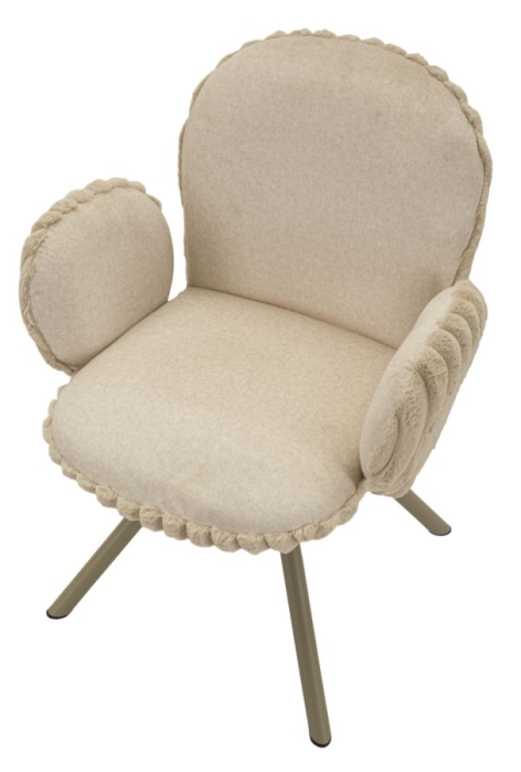 Scaun Stockholm -b-crem set de 2 buc. cm 64x68x83 (inaltime sezut cm 45) [4]