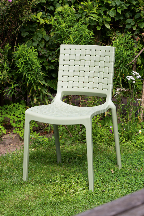 Scaun, Tecedo, țesut, Sintetic, verde, PU 2, L. 56 cm, L. 43 cm, H. 82 cm [3]