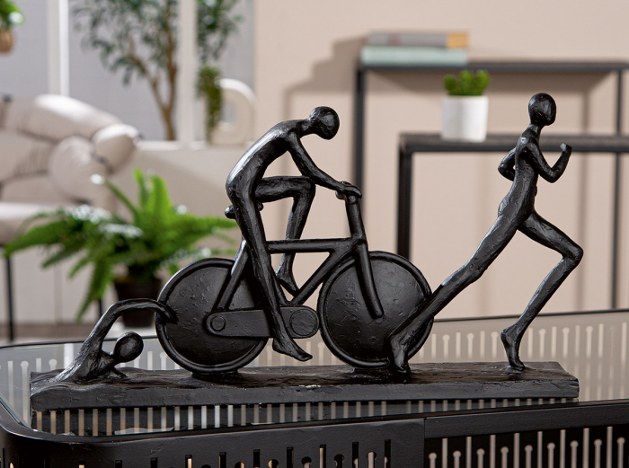 Sculptură, Active, Poly, negru, PU 2, L. 6,5 cm, L. 35,5 cm, H. 19,5 cm [5]