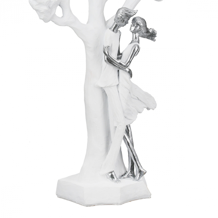 Sculptură, Arborele, pereche, Glimpses of love, Polirășină, alb, PU 1, L. 13 cm, L. 32 cm, H. 44 cm [3]