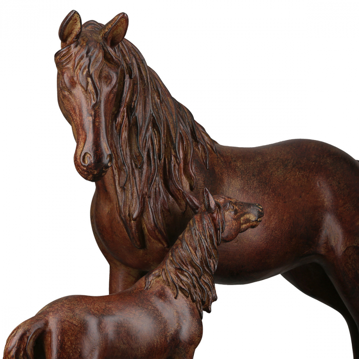 Sculptură, Cal, Rășină sintetică, maro, PU 1, L. 14 cm, L. 37 cm, H 33 cm [4]