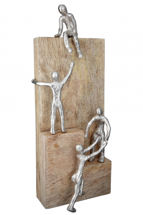 Sculptură din lemn Helping Hand [4]