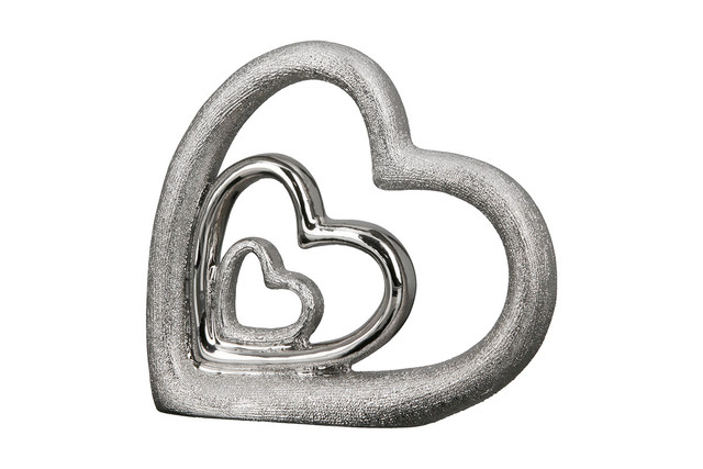 Sculptură din porțelanTriple Heart [2]