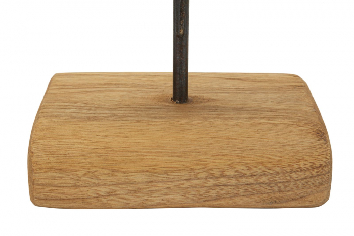 Sculptură, DORAT din tec reciclat 28x10x38 cm (piesa unica) [5]