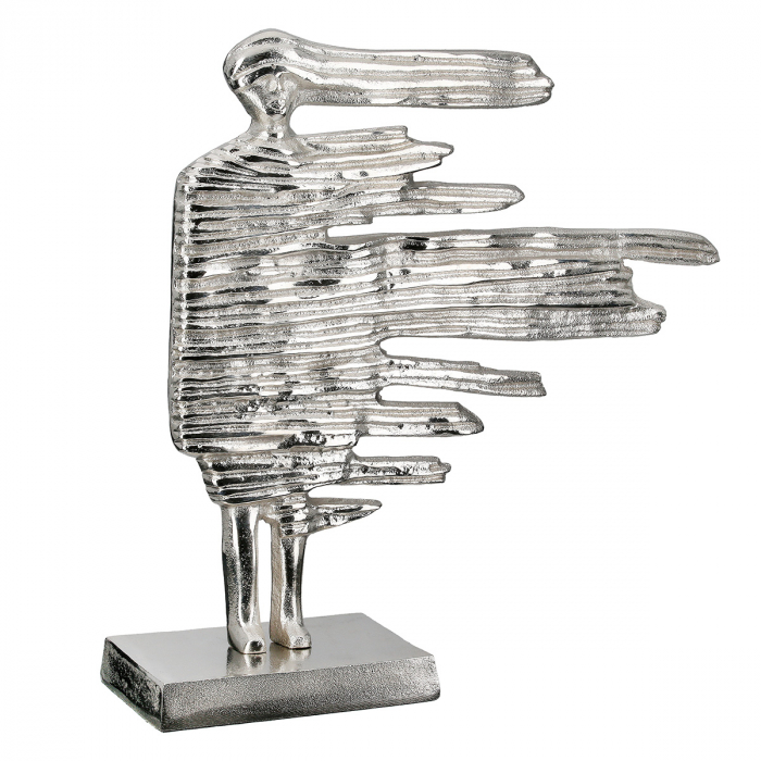Sculptură, Drift, Motiv femeie, Aluminiu, argintiu, PU 1, L. 10,5 cm, L. 36 cm, H. 38 cm [2]