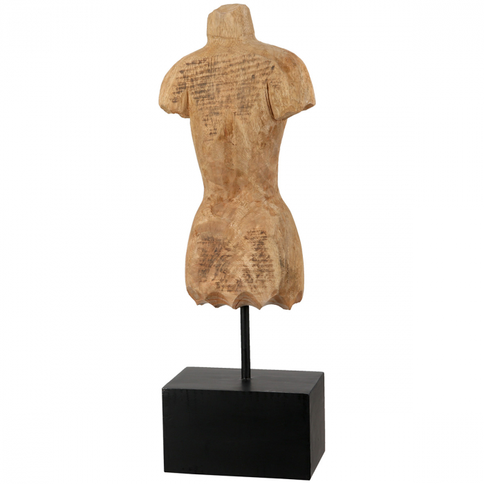Sculptură, Femeie, lemn de mango, culori naturale, PU 1, L. 9 cm, l. 13 cm, H 41 cm [3]
