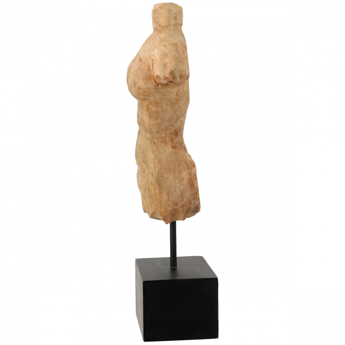 Sculptură, Femeie, lemn de mango, culori naturale, PU 1, L. 9 cm, l. 13 cm, H 41 cm [2]