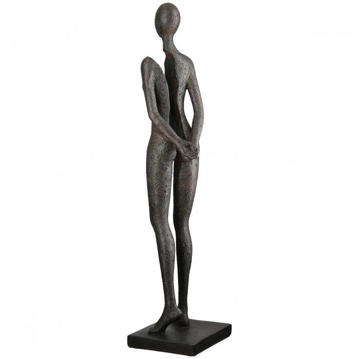 Sculptură, Femeie, Rășină sintetică, antracit, PU 2, L. 12 cm, L. 13 cm, H 54 cm [4]