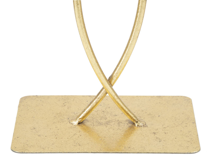 Sculptura glam in forma de frunza cm 25x8,5x35 [2]