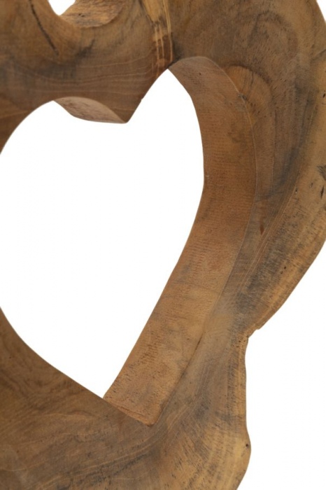 Sculptură, Hasi din tec reciclat 28x10x38 cm (piesa unica) [5]