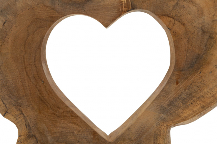 Sculptură, Hasi din tec reciclat 28x10x38 cm (piesa unica) [4]